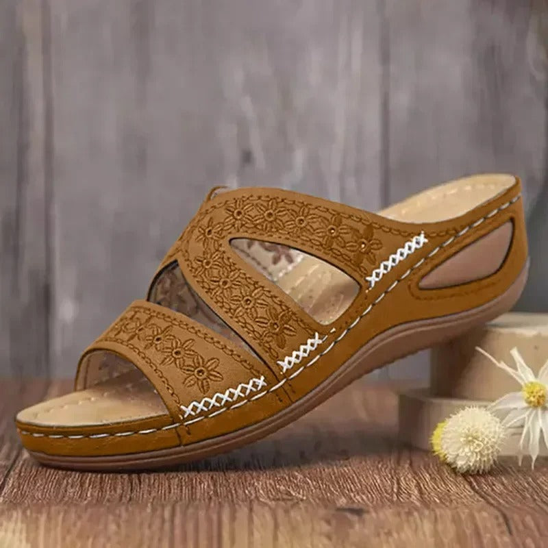 Arch Support Wide Toe Box Open Toe Sandals
