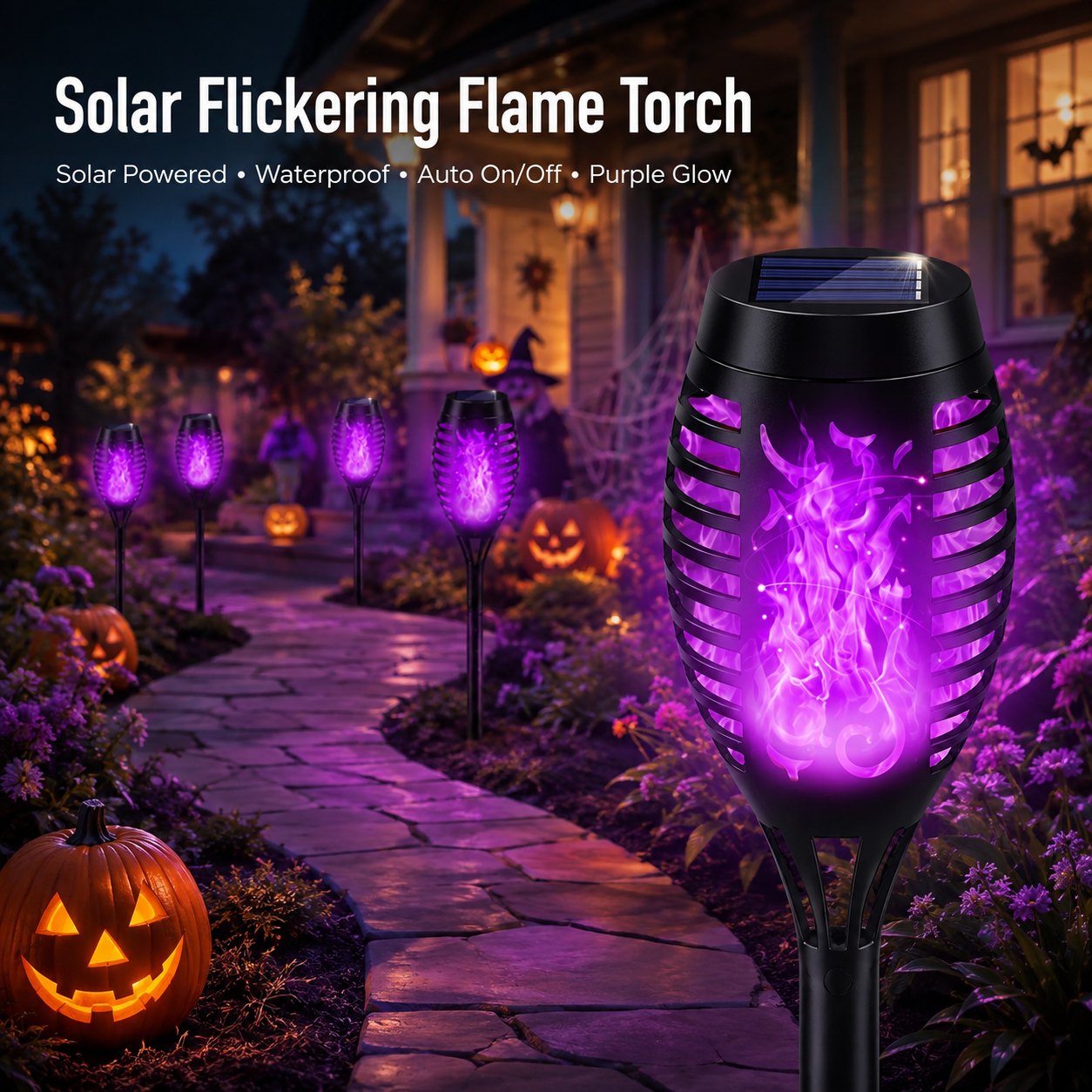 🔥SALE | 6-Pack Solar Halloween Torch Lights
