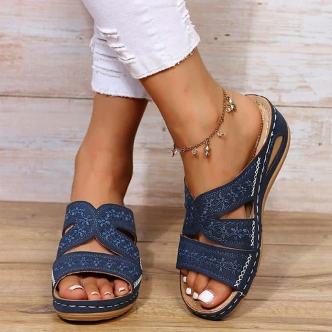 Arch Support Wide Toe Box Open Toe Sandals