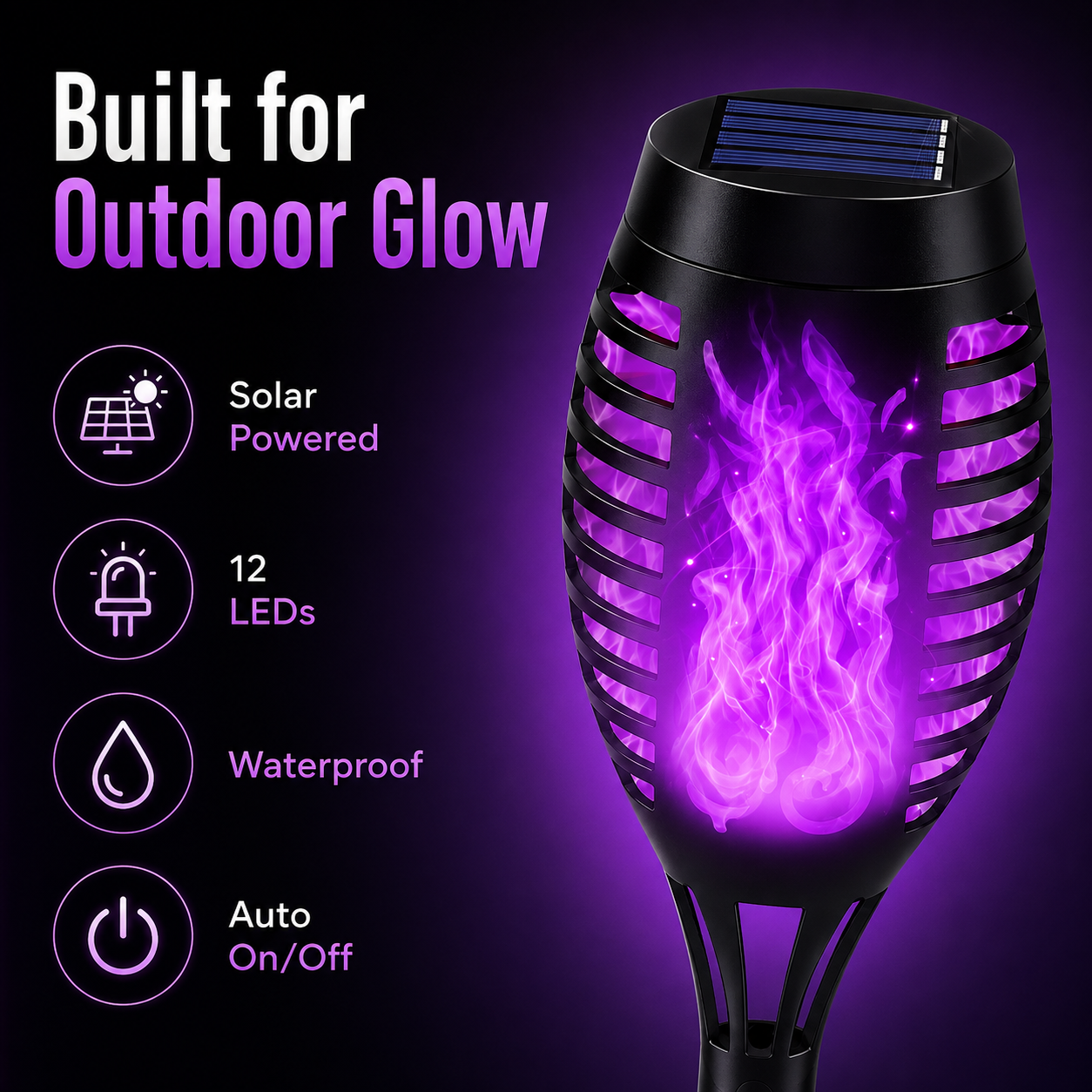 🔥SALE | 6-Pack Solar Halloween Torch Lights