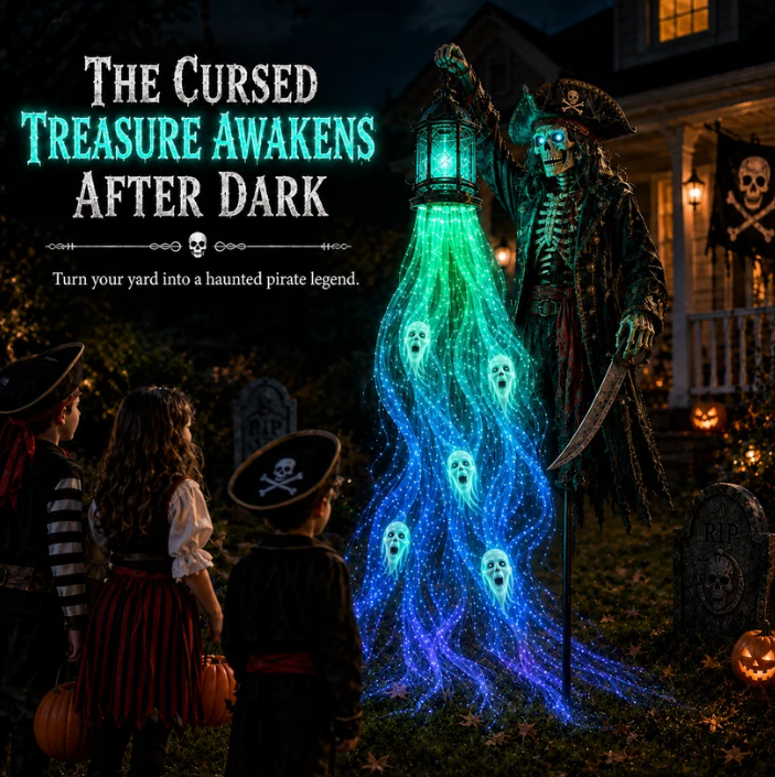 Solar Halloween Spirit Garden Light with Flowing Ghost Effect