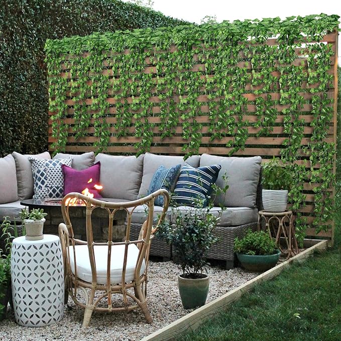 Outdoor Faux Ivy Vine Flowers