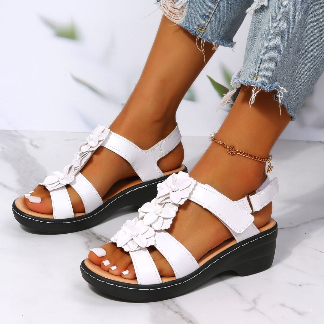Womens Leather Orthopedic Sandals Arch Support Comfort 2023 New Arrival
