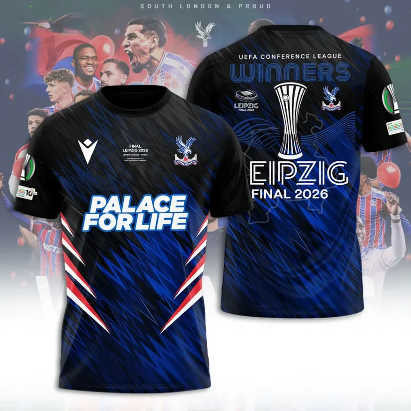 Crystal Palace FC UEFA Conference League Winners 2026 3D Apparel - NUH4400