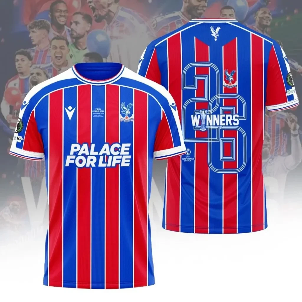 Crystal Palace FC UEFA Conference League Winners 2026 3D Apparel