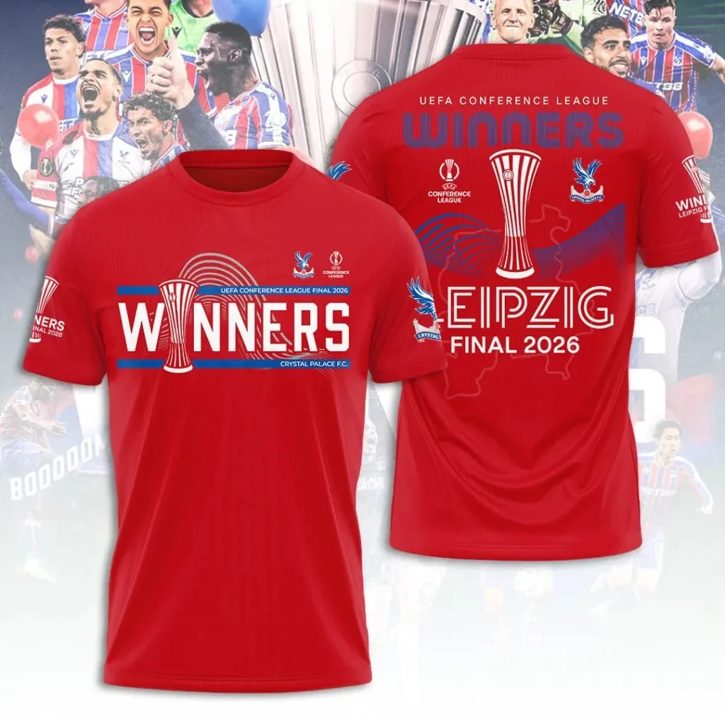Crystal Palace FC UEFA Conference League Winners 2026 3D Apparel