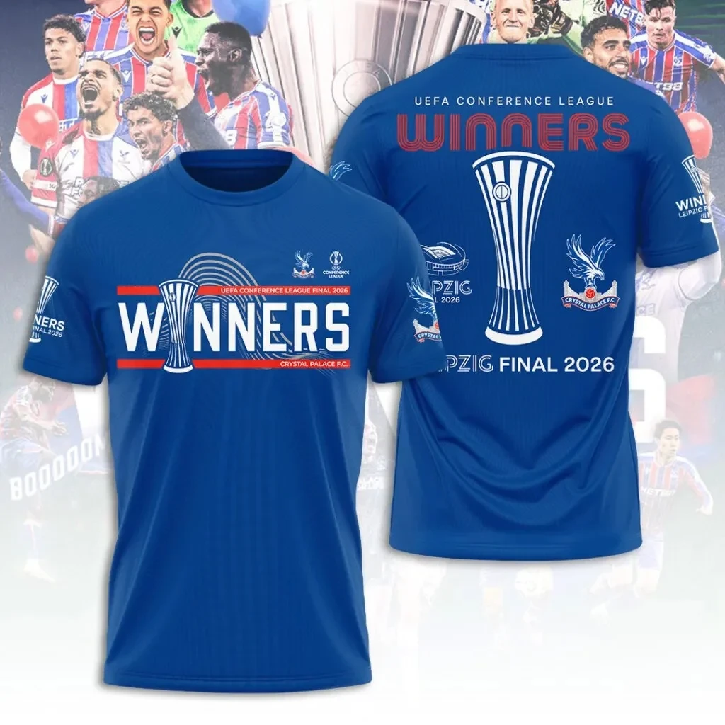 Crystal Palace FC UEFA Conference League Winners 2026 3D Apparel