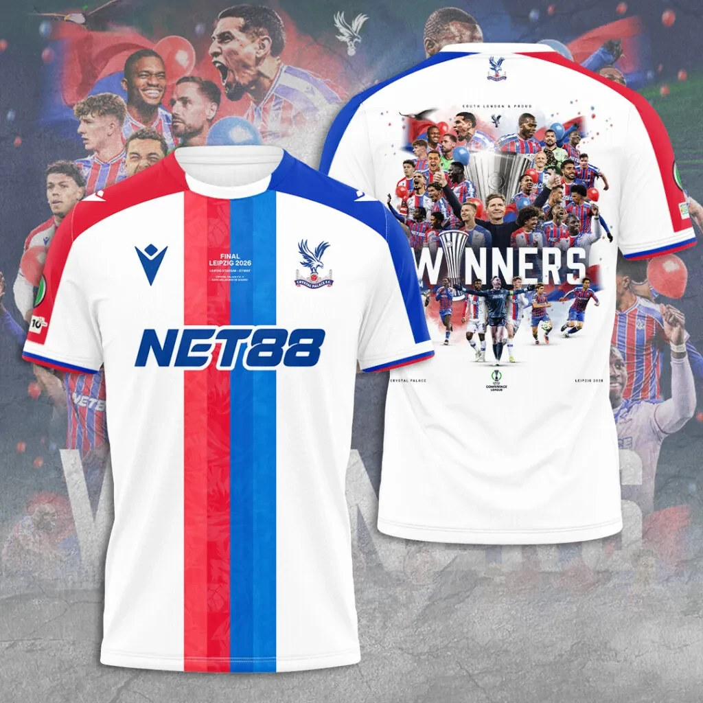 Crystal Palace FC UEFA Conference League Winners 2026 3D Apparel