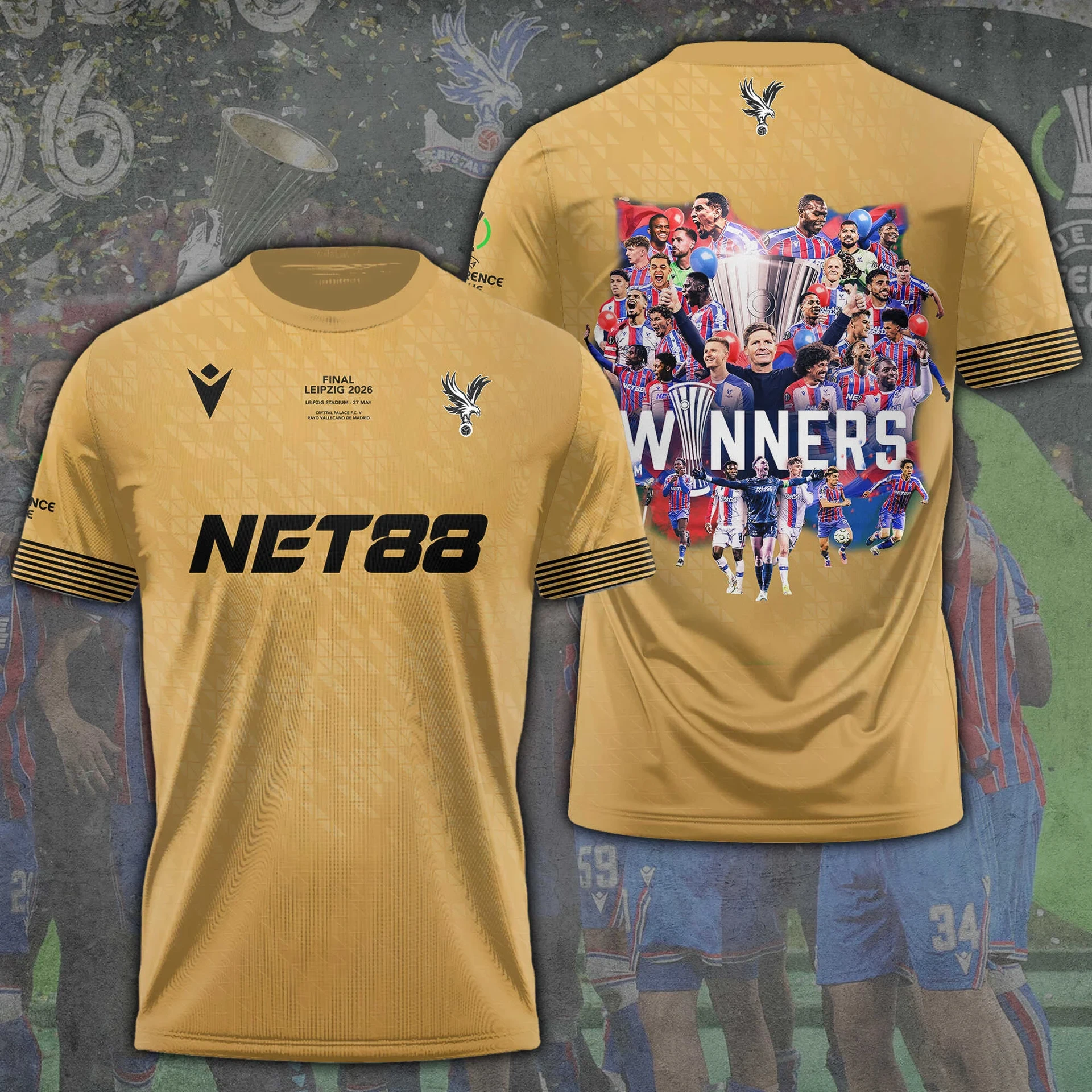Crystal Palace FC UEFA Conference League Winners 2026 3D Apparel