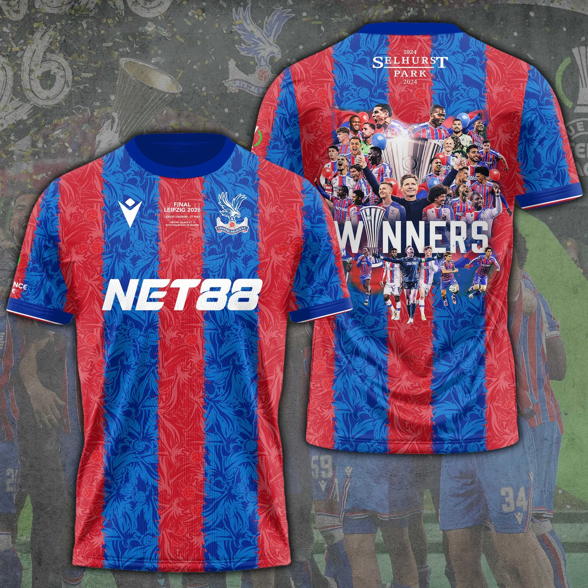 Crystal Palace FC UEFA Conference League Winners 2026 3D Apparel