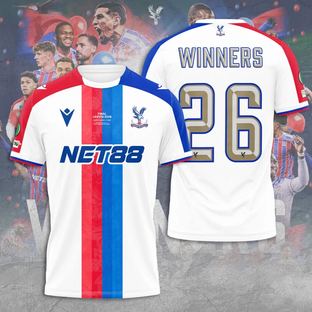 Crystal Palace FC UEFA Conference League Winners 2026 3D Apparel