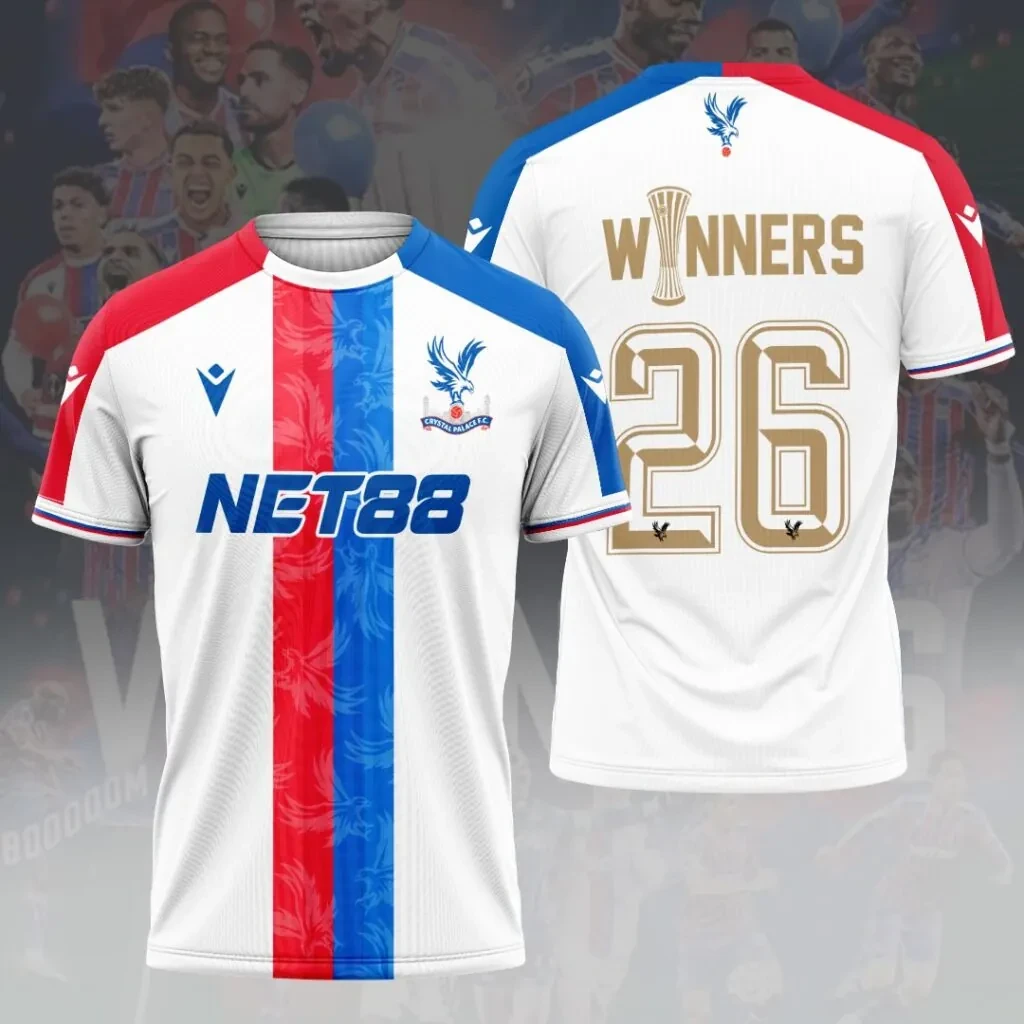 Crystal Palace FC UEFA Conference League Winners 2026 3D Apparel