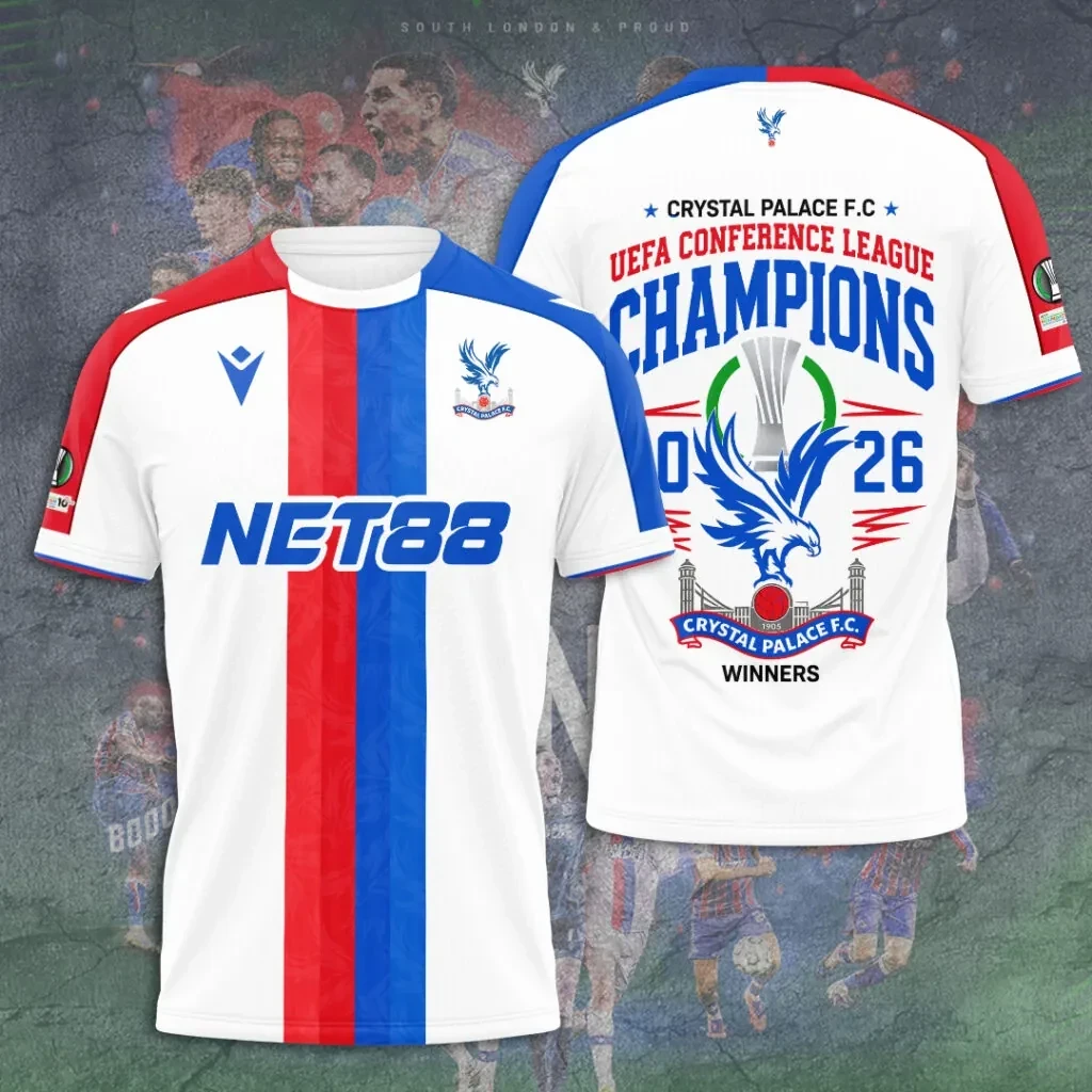 Crystal Palace FC UEFA Conference League Winners 2026 3D Apparel