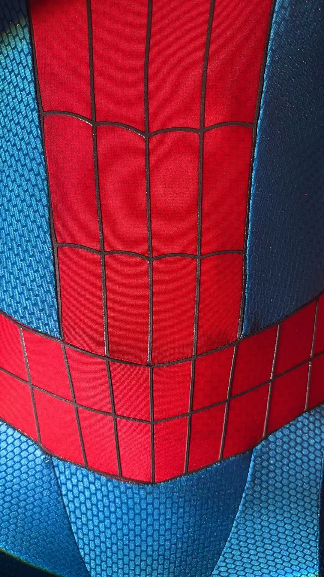 TOM HOLLAND Suit BND version with Face shell & 3D Rubber Web Movie Prop Replica(wearable)