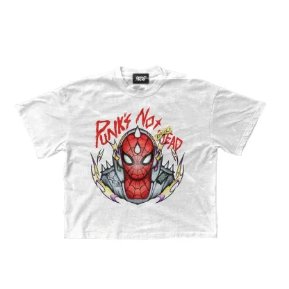 White “Punk’s not dead” Tshirt