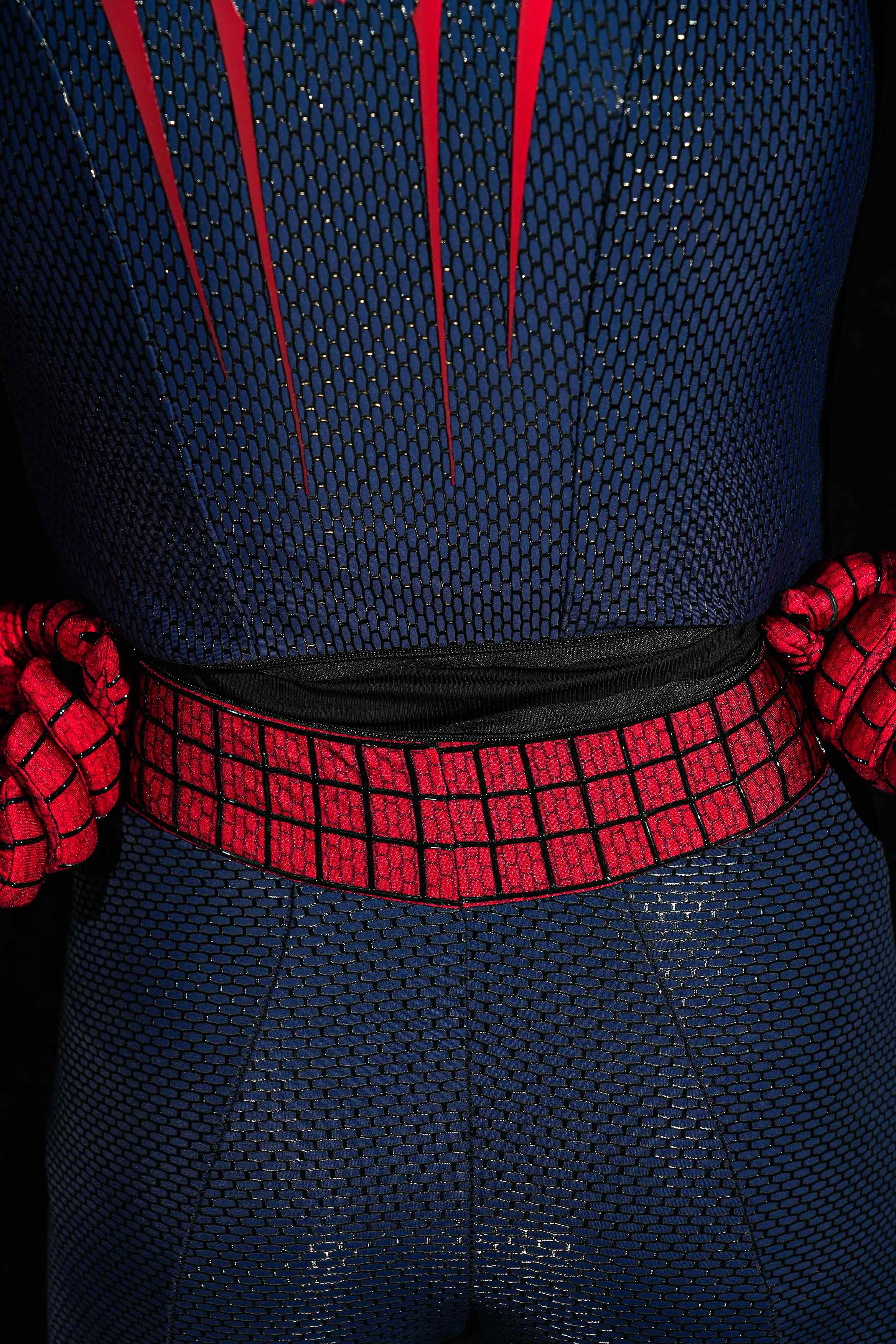 TASM 2 Suit (Andrew) with Face shell & 3D Rubber Web Movie Prop Replica(wearable)
