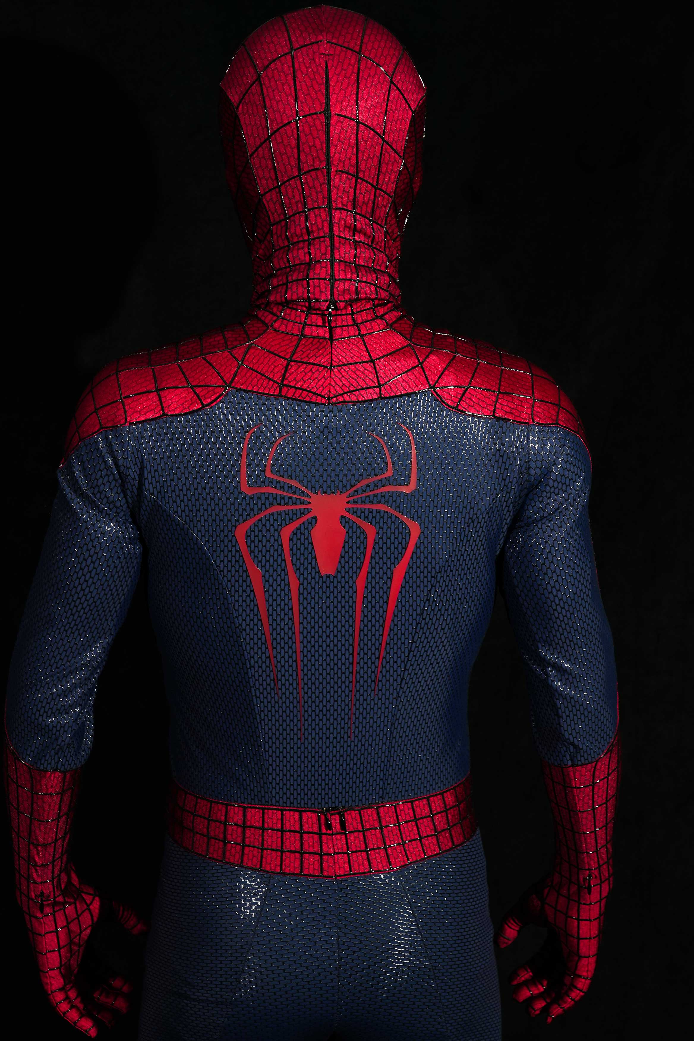 TASM 2 Suit (Andrew) with Face shell & 3D Rubber Web Movie Prop Replica(wearable)