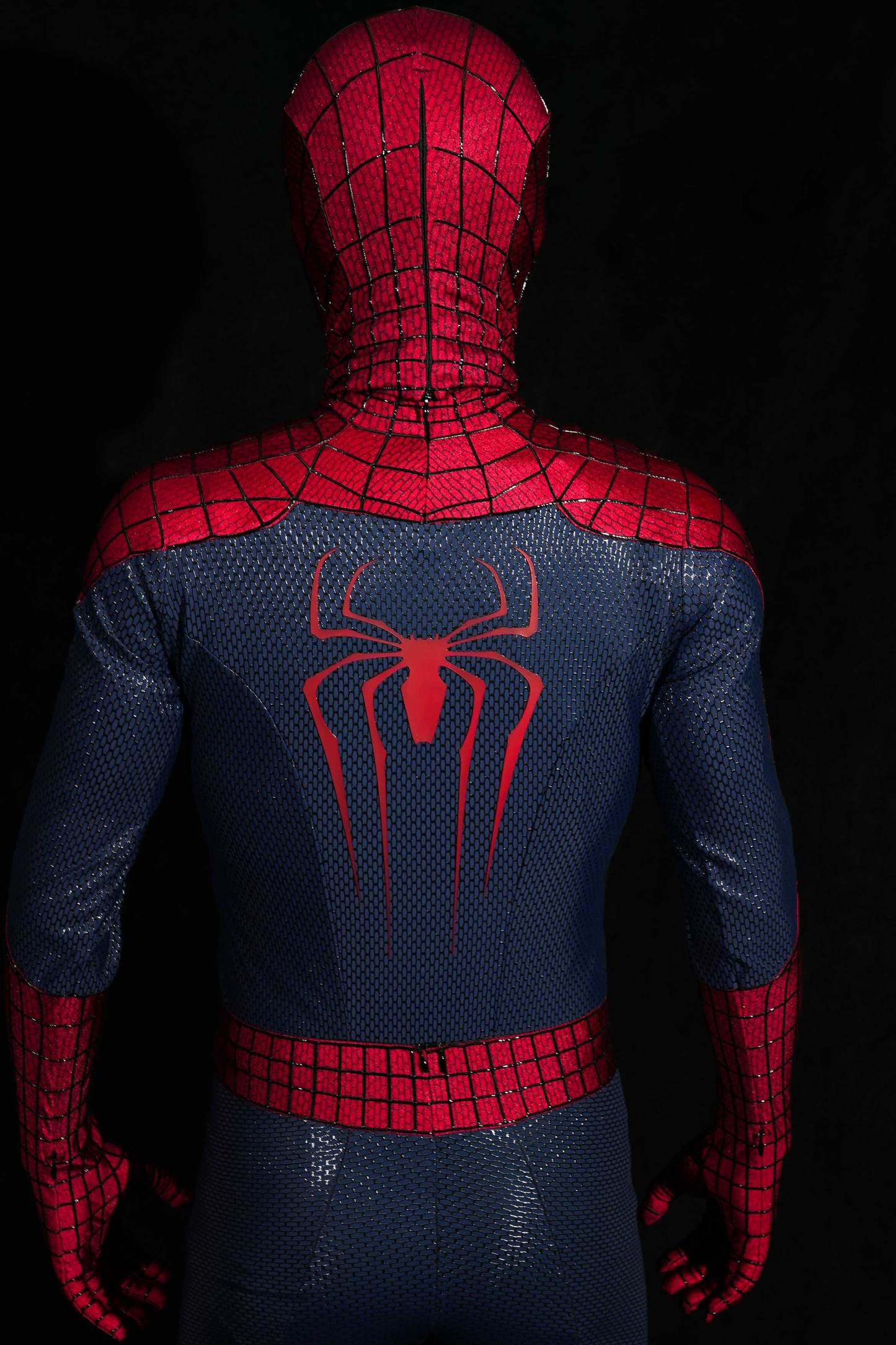 TASM 2 Suit (Andrew) with Face shell & 3D Rubber Web Movie Prop Replica(wearable)