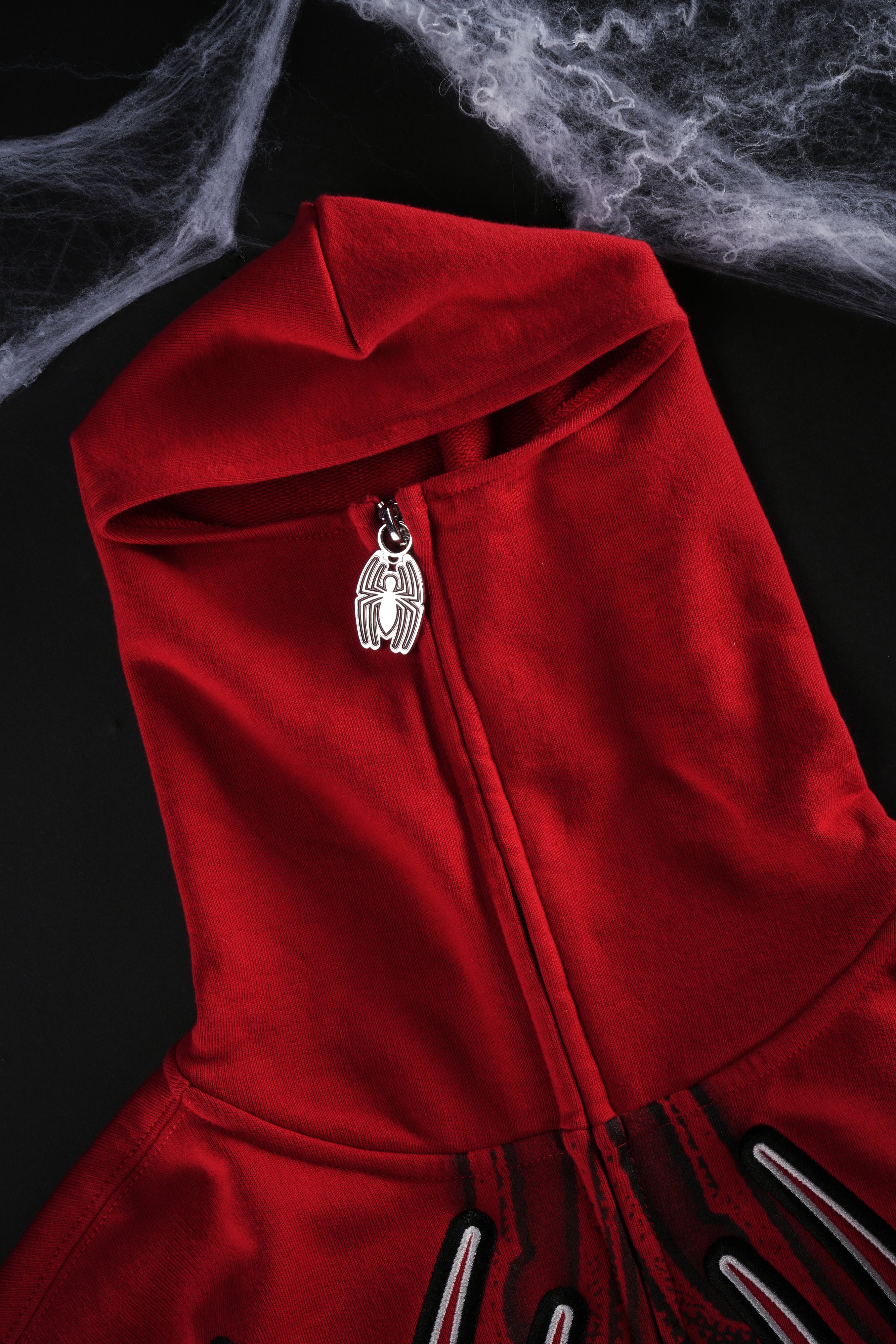 Cage Match Shiesty Zip Up Hoodie in E-Red