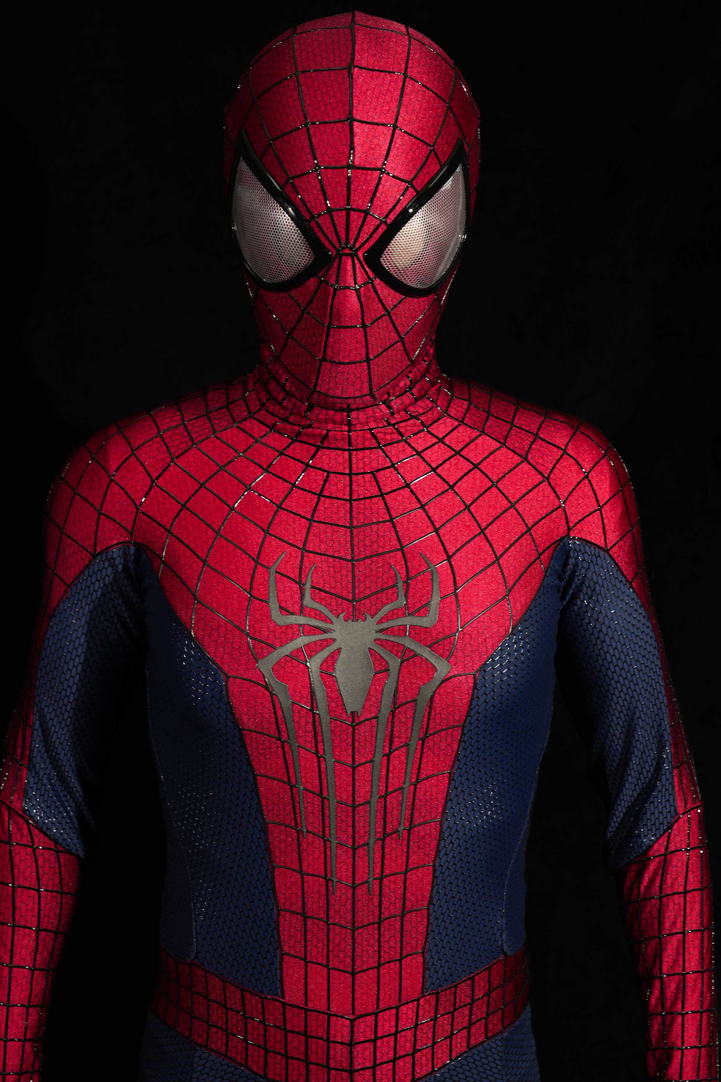 TASM 2 Suit (Andrew) with Face shell & 3D Rubber Web Movie Prop Replica(wearable)