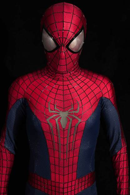 TASM 2 Suit (Andrew) with Face shell & 3D Rubber Web Movie Prop Replica(wearable)