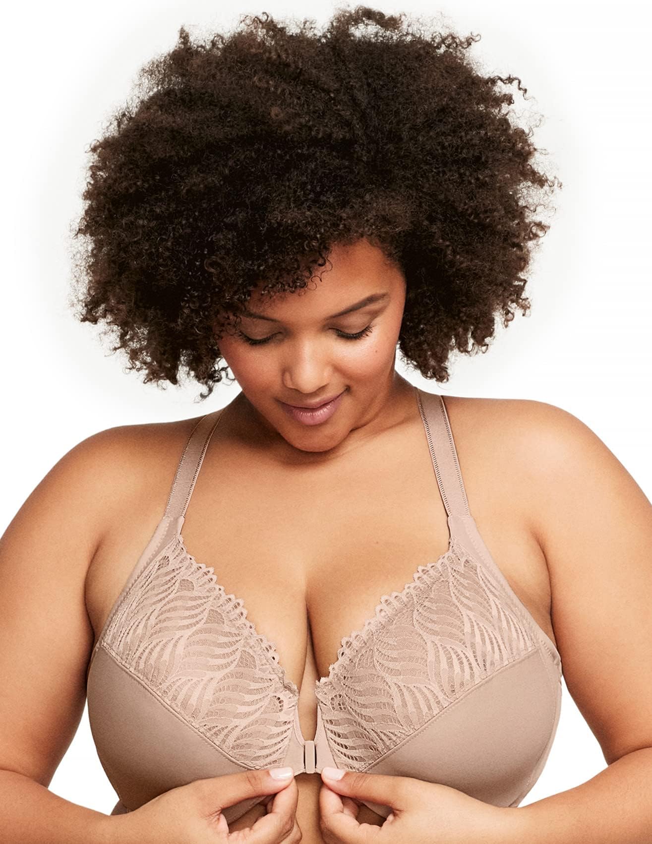 Triumph💥Women's Plus Size Front-close T-back Wonderwire Underwire-Kupte 1 a získáte 2 zdarma