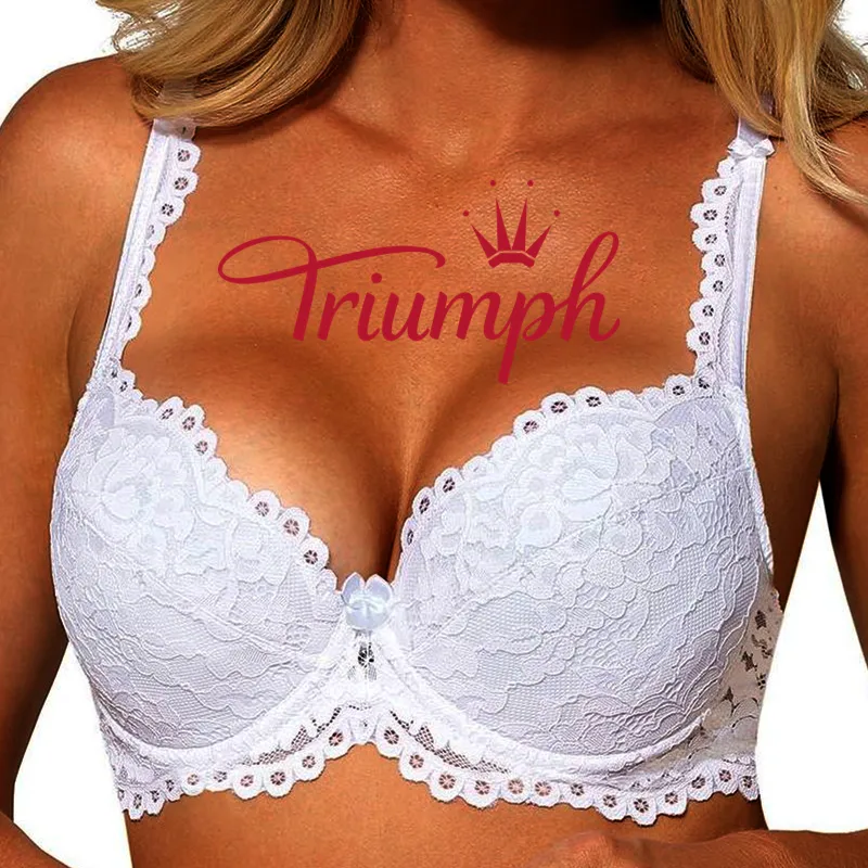 Triumph - 3 sztuki. ✨2024 NOWY REGULOWANY SEKSOWNY KORONKOWY BIUSTONOSZ W DUŻYM ROZMIARZE[65A-120H]