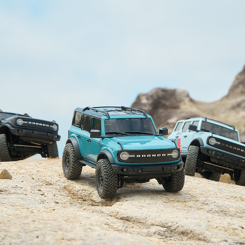 FMS 1:18 FCX18 II Ford Bronco 2021 RTR Brushed (160mm Wheelbase)