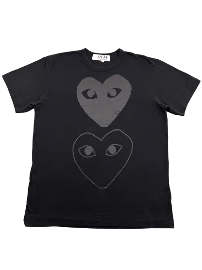 Comme de Garcon Doube Heart Tshirt (XL)