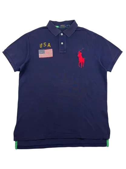 Ralph Lauren Big Pony USA Poloshirt (L)