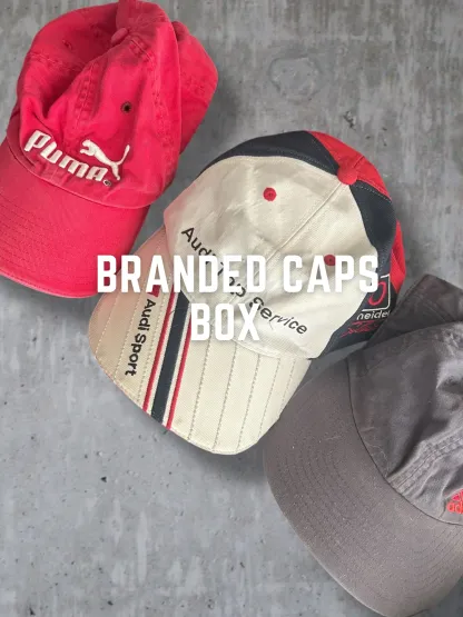 Try-Out Branded Cap Box – 3 Vintage Caps (Mix)