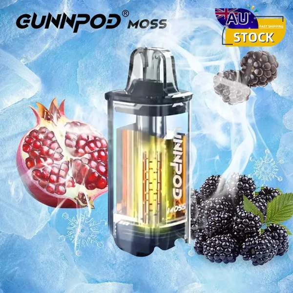 Blackberry Cherry Pomegranate Ice Gunnpod Moss Pod-swix