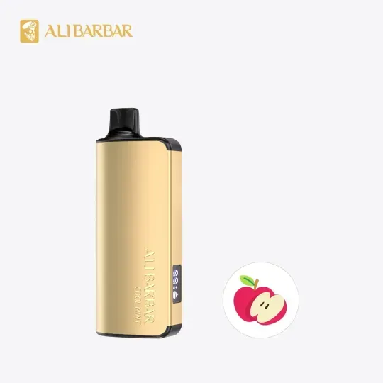 [Auwarehouse 3-7 day delivery] ALIBARBAR INGOT DOUBLE APPLE 9000 PUFFS