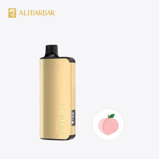 [Auwarehouse 3-7 day delivery] ALIBARBAR INGOT Peach lce 9000 PUFFS