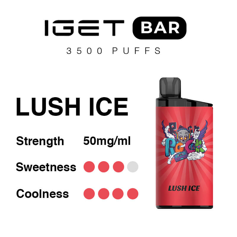Lush Ice IGET Bar 3500 Puffs-swix