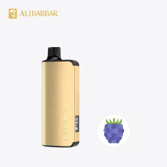 [Auwarehouse 3-7 day delivery] ALIBARBAR INGOT BLACKBERRY ICE 9000 PUFFS