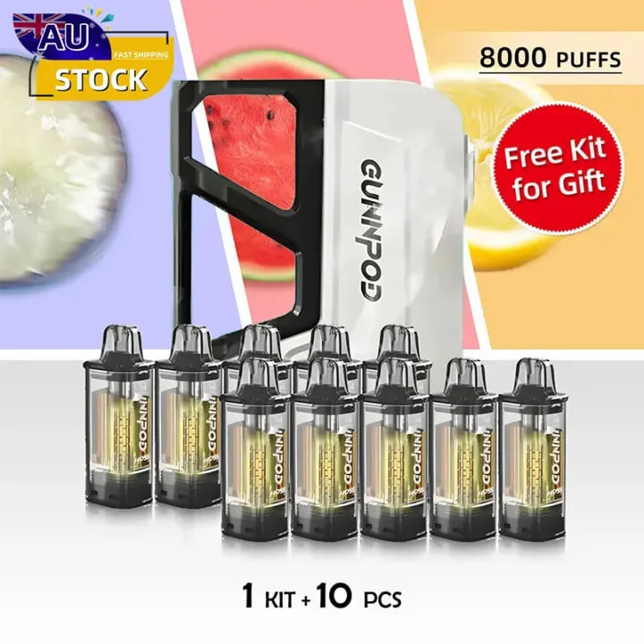 GUNNPOD MOSS Packages：1Kit + 10POD-swix