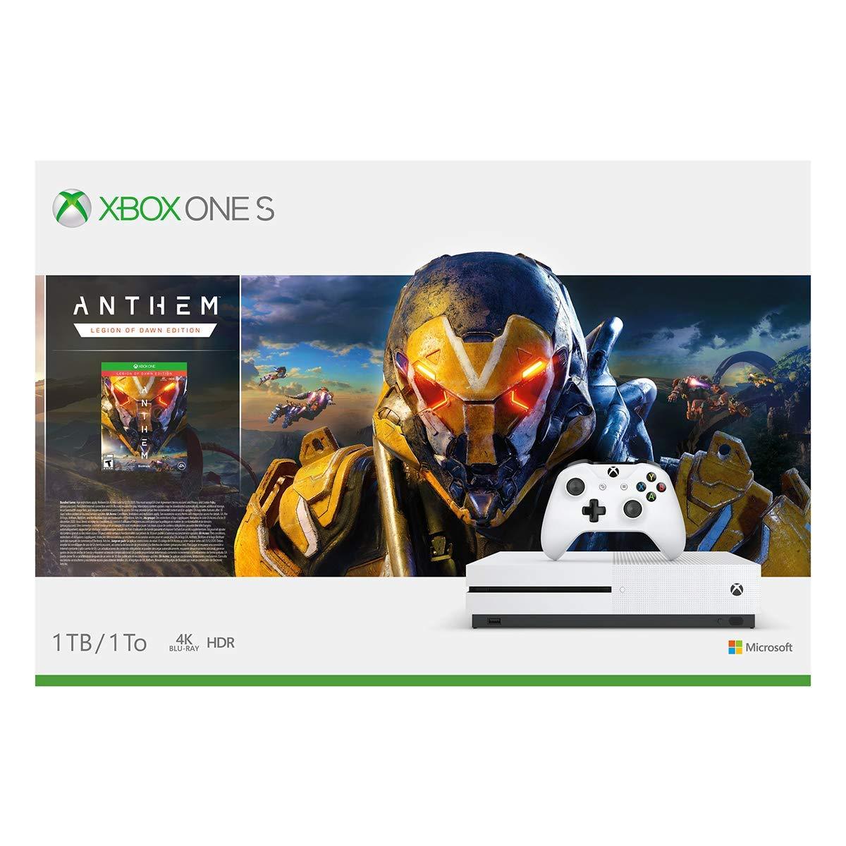 Xbox One S 1TB Console - Anthem Bundle