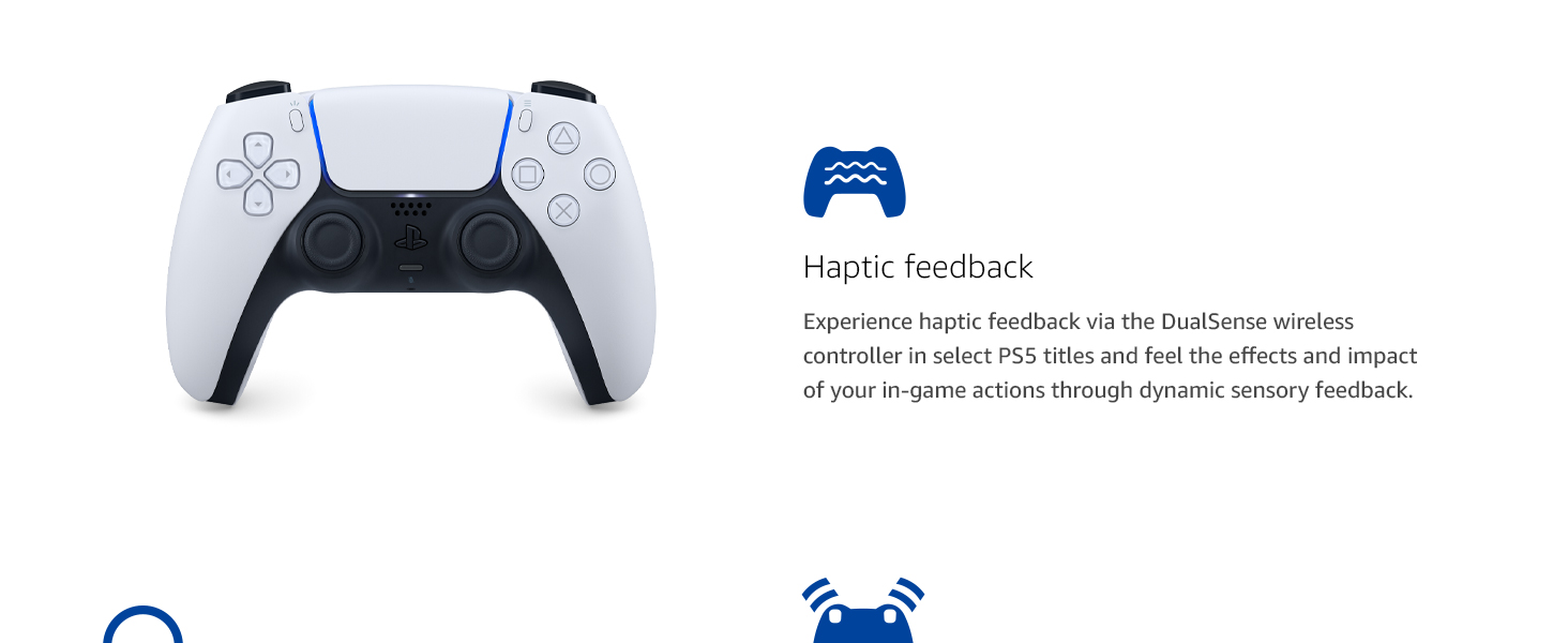 Experience haptic feedback via the dualsense wireless controller