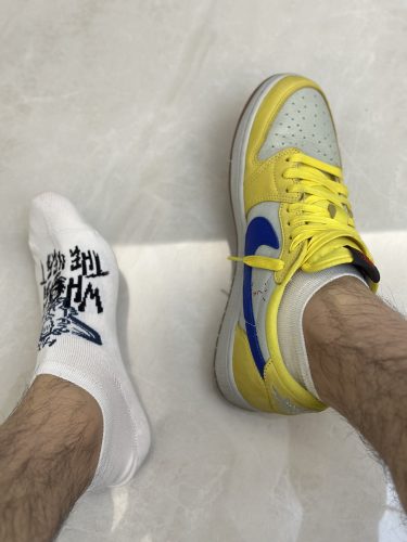 Travis Scott x Jordan Air Jordan 1 Low Canary photo review