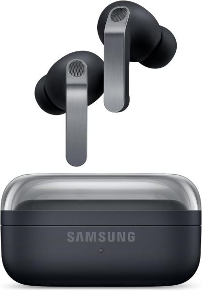 Galaxy Buds 4 Pro (2026) AI True Wireless Bluetooth Earbuds, Hi-Res Audio, 2-Way Speaker, ANC 2.0, Optimized Comfort, IP57, Live Translation, Black [US Version, 2 Yr Warranty]