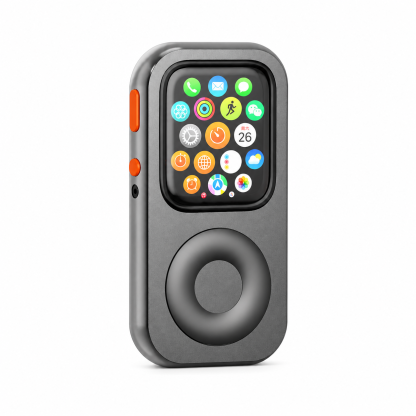 RePod Aluminum Alloy Protective Case for Watch Series The Classic iPod Reborn on Your Watch with Retro Scroll Wheel