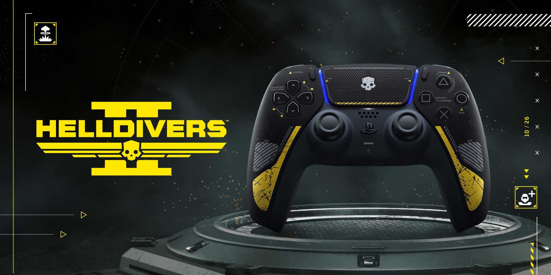 The new Helldivers 2 Limited Edition DualSense Controller