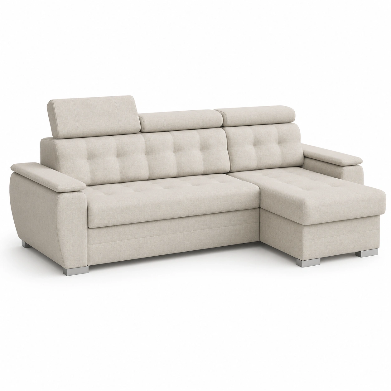 Sofa esquinero beige-vellanocasa