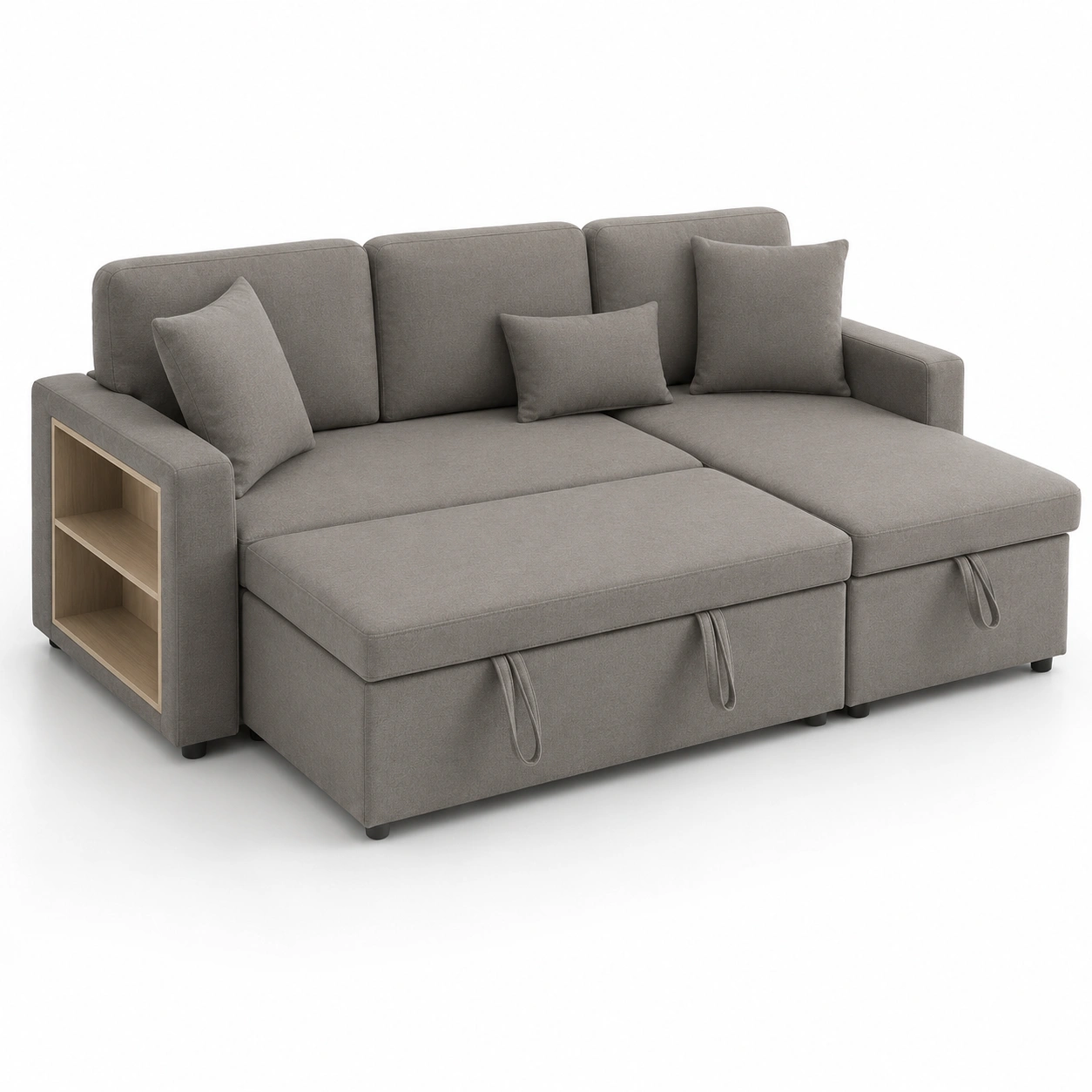 Sofa cama esquinero con almacenaje-vellanocasa