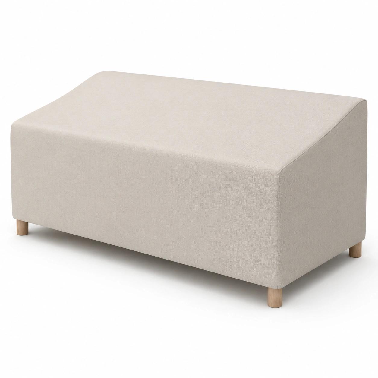 Reposapies rectangular color beige-vellanocasa