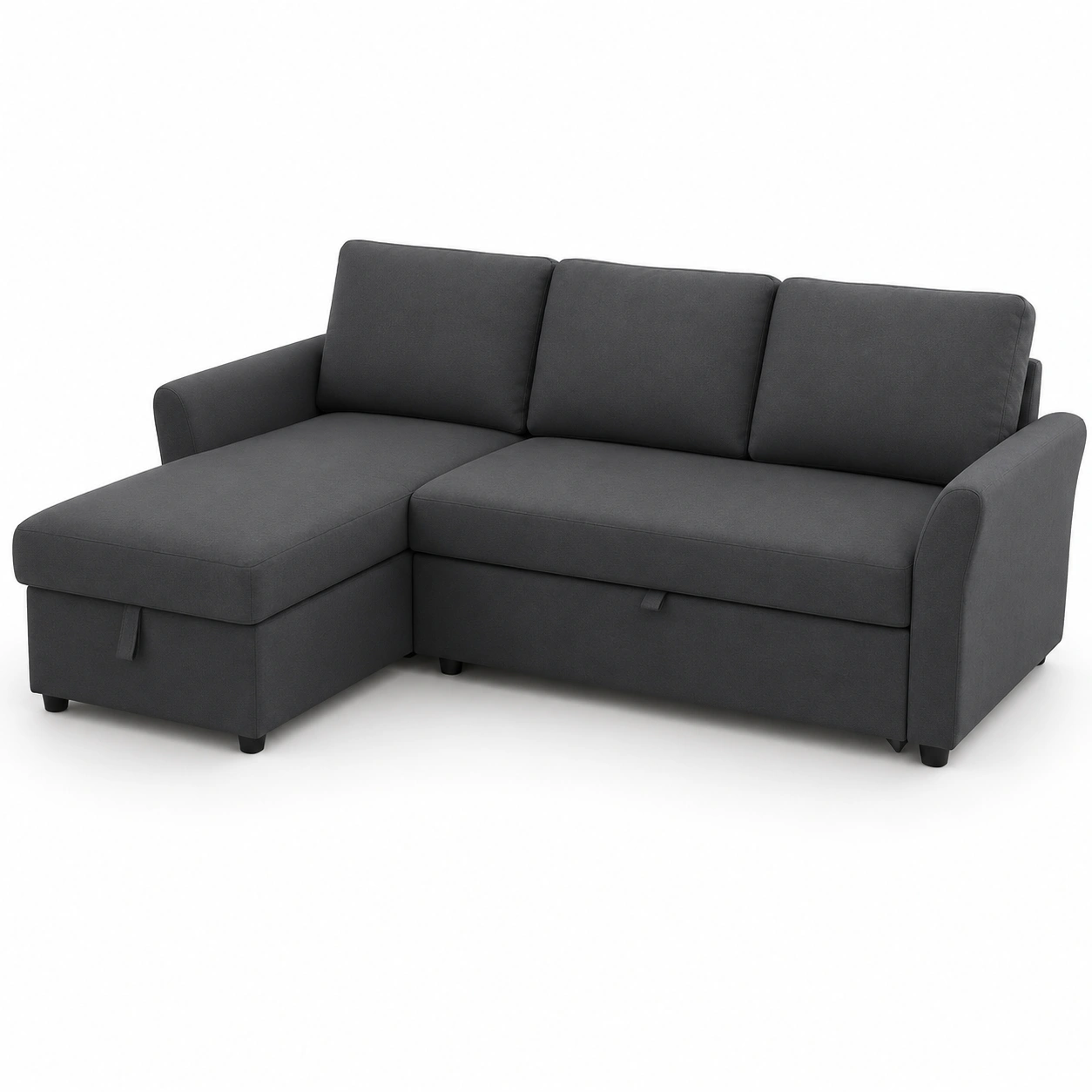 Sofa cama esquinero gris-vellanocasa