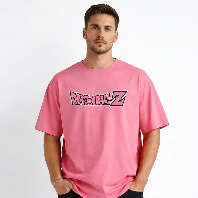 Dragon Ball Anime Majin Buu Cartoon Print Cotton T-Shirt