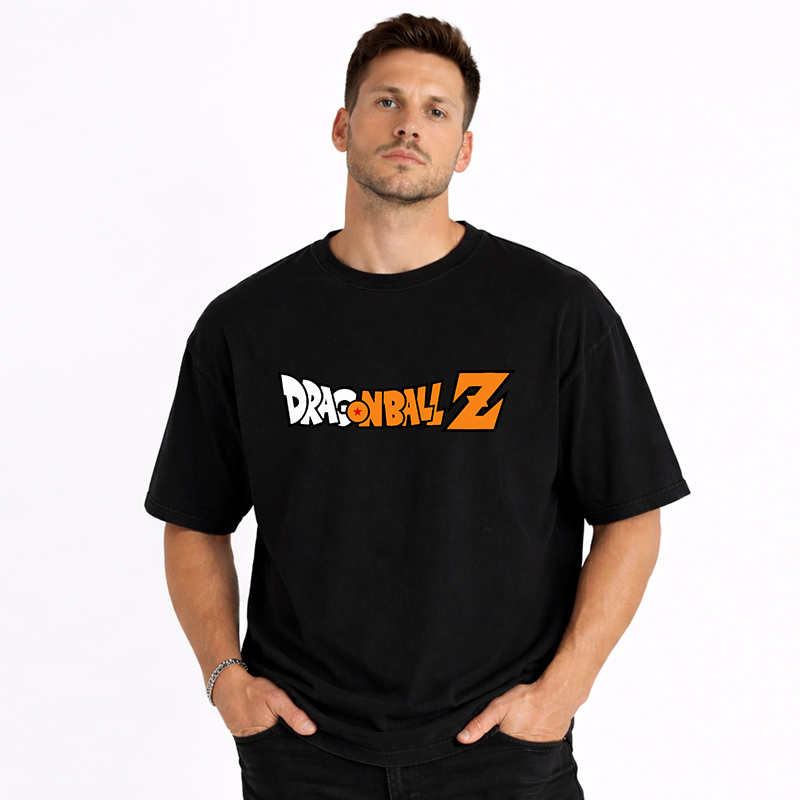 Dragon Ball Anime Goku Cartoon Print Cotton T-Shirt
