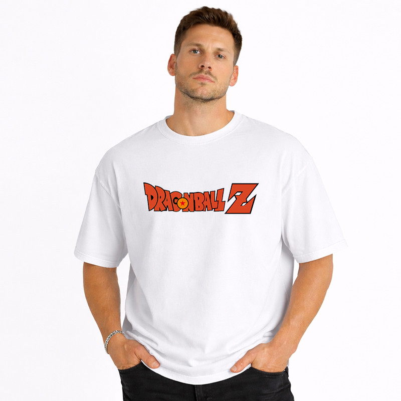 Dragon Ball Anime Goku Cartoon Print Cotton T-Shirt